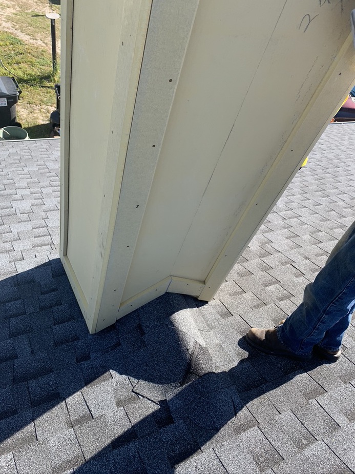 Chimney after sootaway Repair Crew