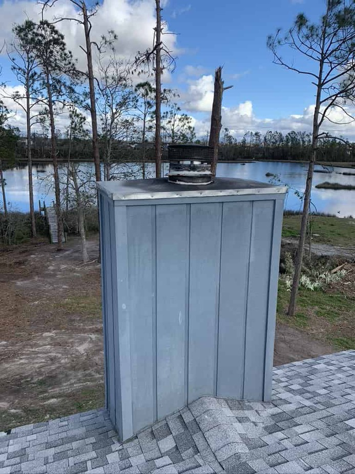 Repair on Pascagoula Prefab Fireplace