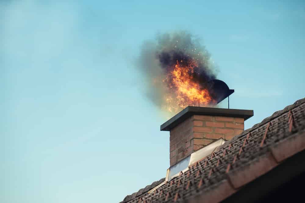 chimney fire that could have been prevented