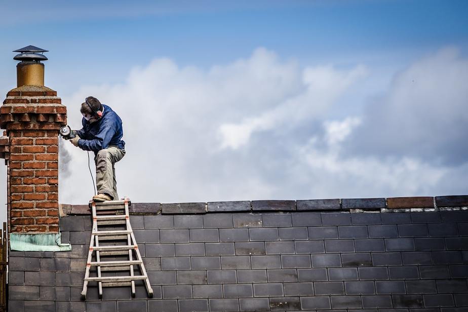 Chimney repaired