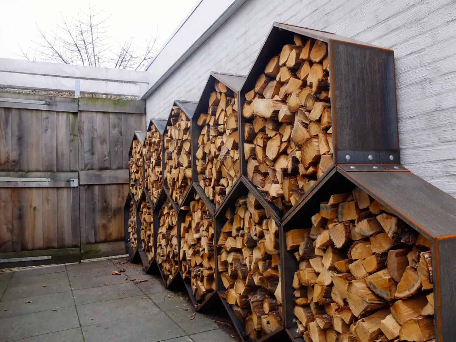Octogonal Firewood Storage