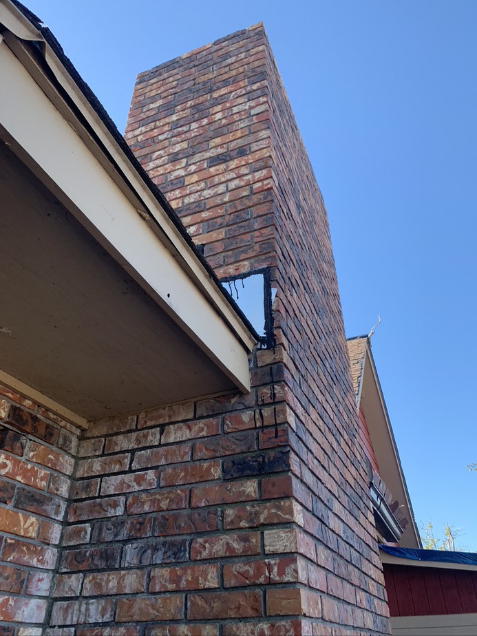 Brick Chimney in Montgomery